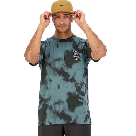 Icon Tie Dyed Merino Tee Shirt - Picture 1 of 7
